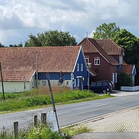 Sehestedt Urlaub Im Blauen Hausアパートメント エクステリア 写真