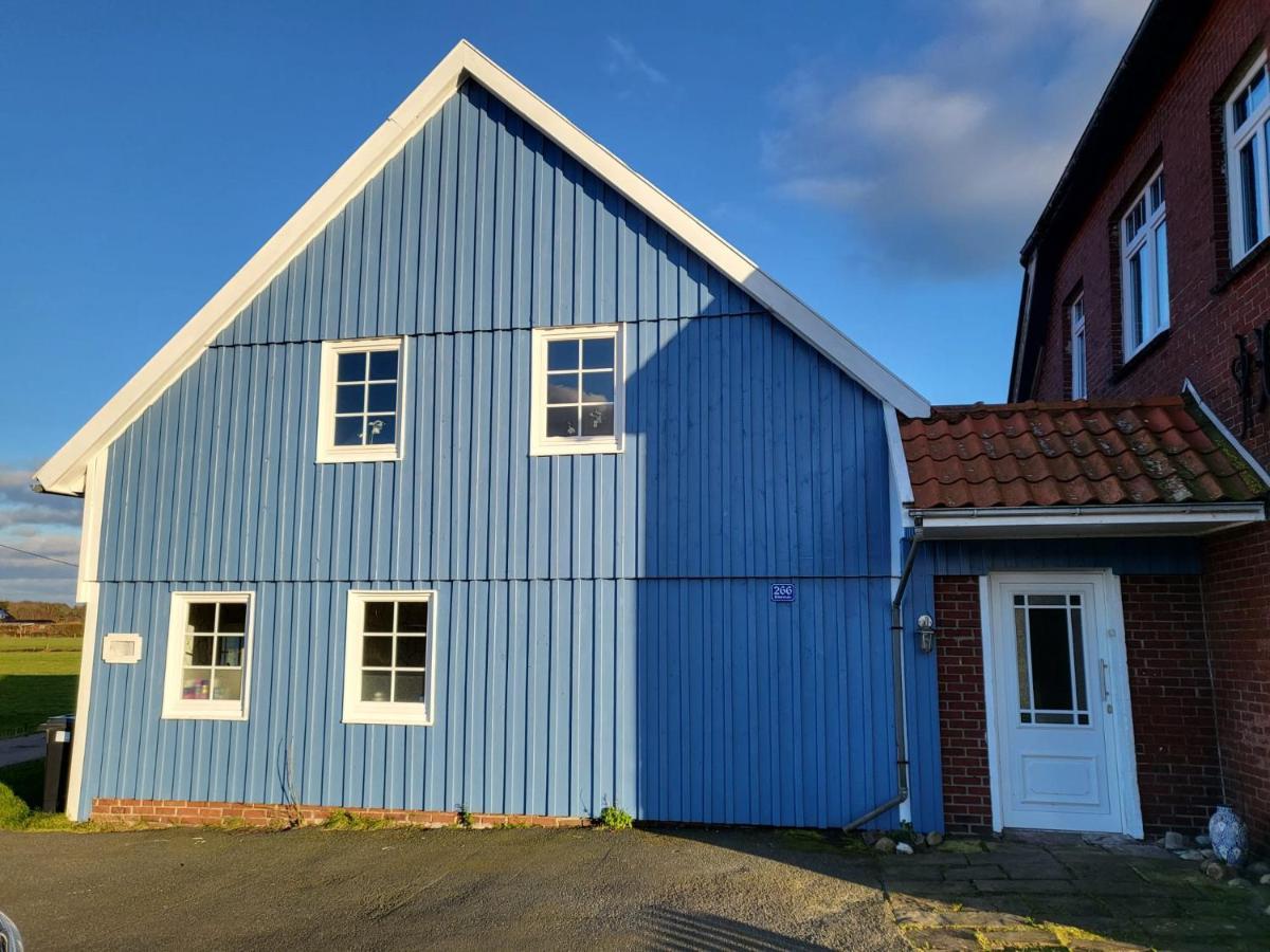 Sehestedt Urlaub Im Blauen Hausアパートメント エクステリア 写真